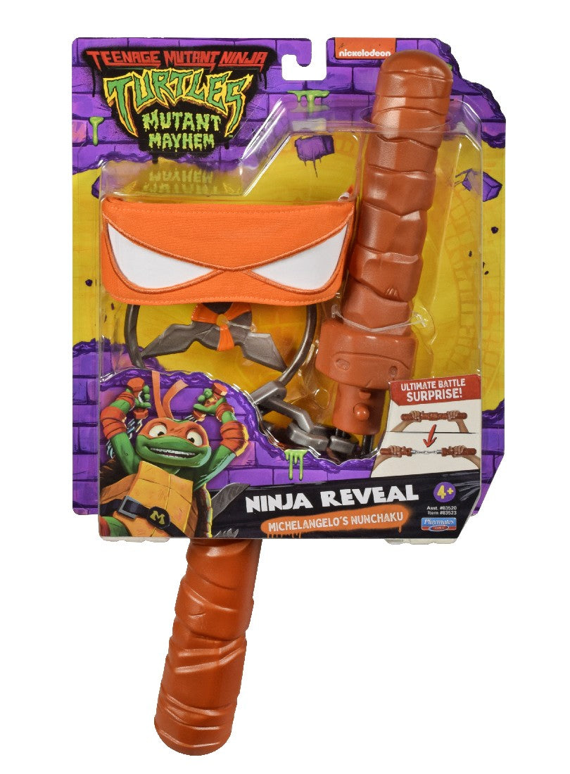 TMNT Mutant Mayhem Ninja Reveal Roleplay - Michelangelo's Nunchaku