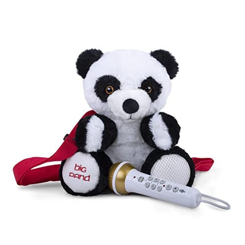 Singing Machine Sing Along Crew Big Panda, One Size, Black