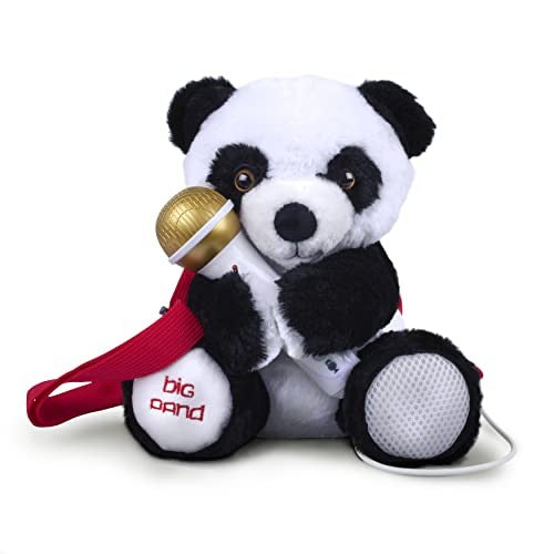 Singing Machine Sing Along Crew Big Panda, One Size, Black