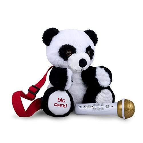 Singing Machine Sing Along Crew Big Panda, One Size, Black