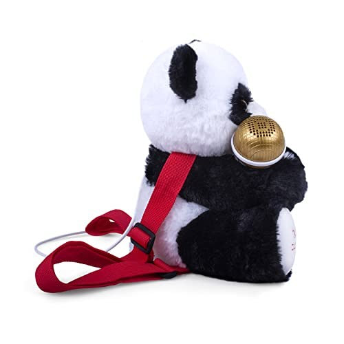 SINGING MACHINE SING ALONG CREW BIG PANDA, One Size, Black