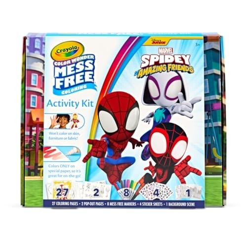 Crayola Color Wonder Activity Kit - Spidey & Friends
