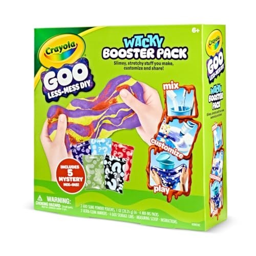Crayola Goo Less-Mess Diy Satisfying Booster Pack