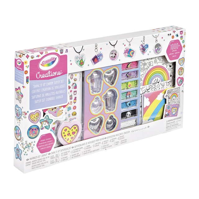 CRAYOLA CREATIONS® SHAKE IT UP! CHARMS & STICKERS SUPER SET