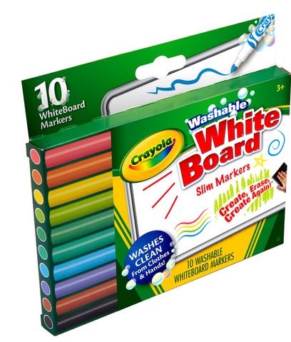 CRAYOLA 10 WHITEBOARD MARKERS