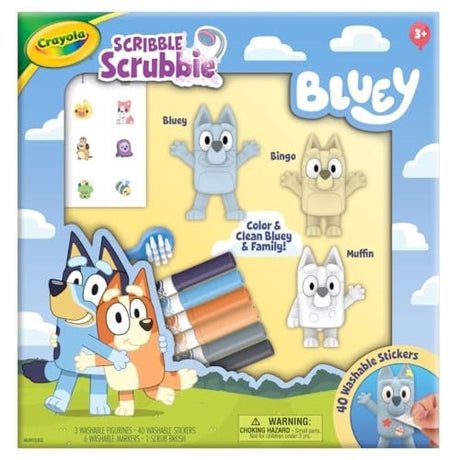 Crayola Scribble Scrubbies Deluxe Bluey Playset