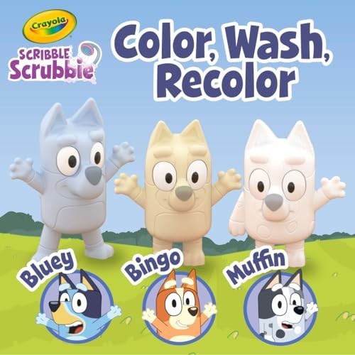 Crayola Scribble Scrubbies Deluxe Bluey Playset