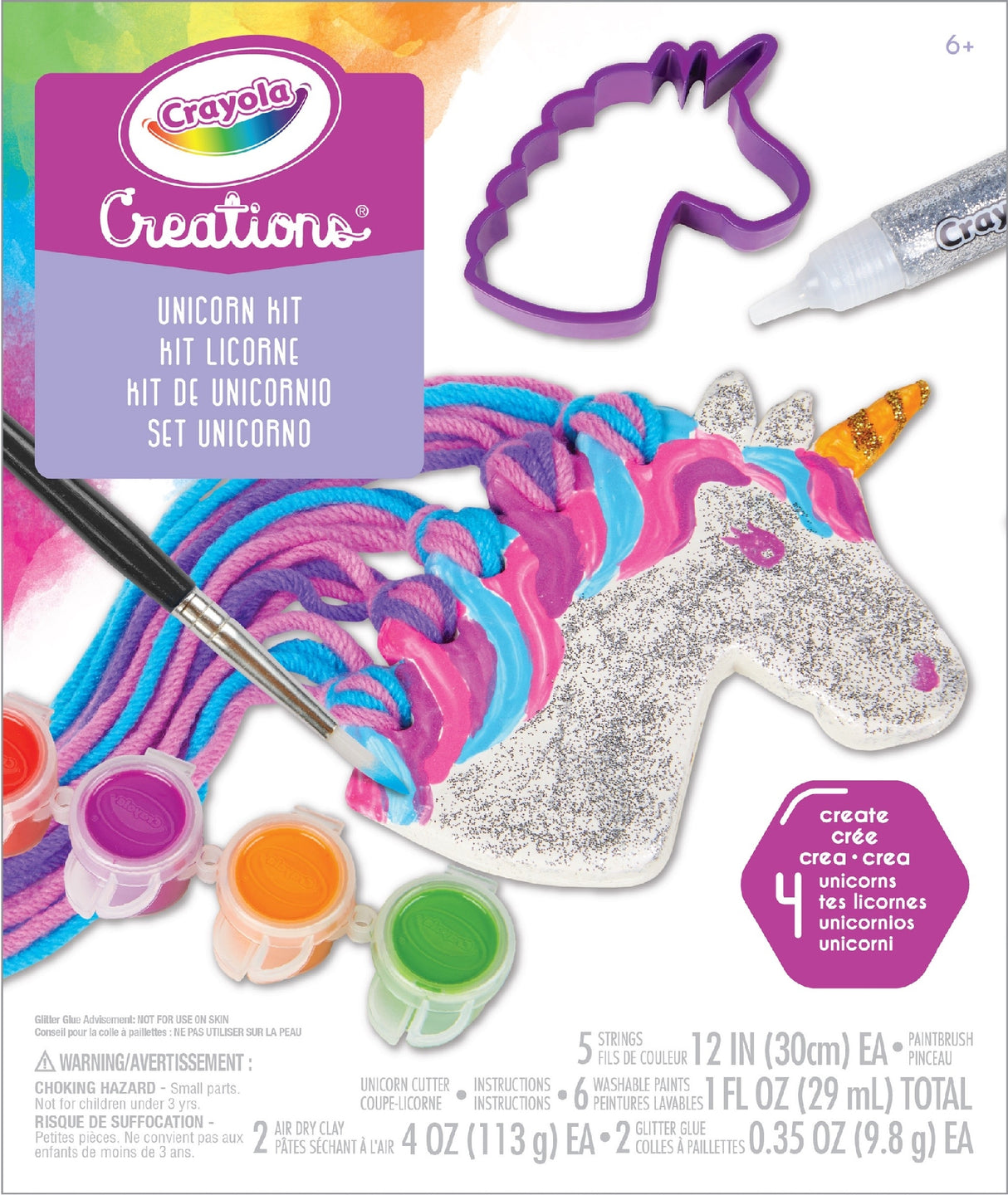 CRAYOLA CREATIONS - UNICORN AIR DRY CLAY KIT