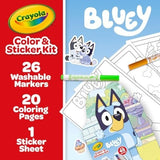 Colour and Sticker Kit Bluey