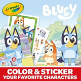 Colour and Sticker Kit Bluey