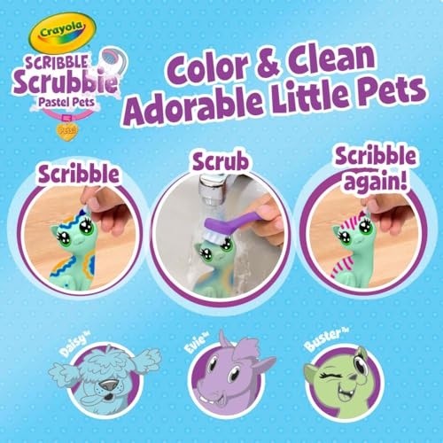 Crayola Scribble Scrubble Pastel Pets