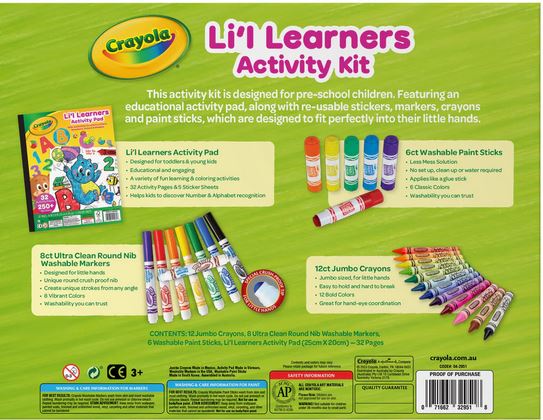 Crayola Lil Learners Activity kit