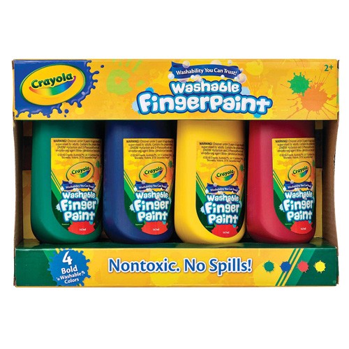 Crayola 4pk Washable Finger Paints