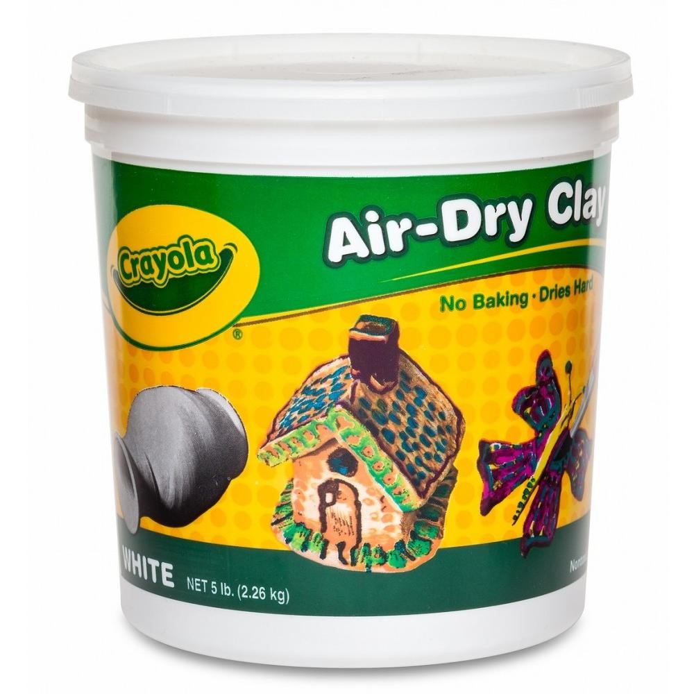 Crayola 2.26kg Air Dry Clay - White