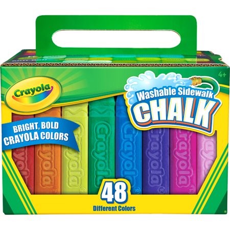 CRAYOLA SIDEWALK CHALK 48 COLORS