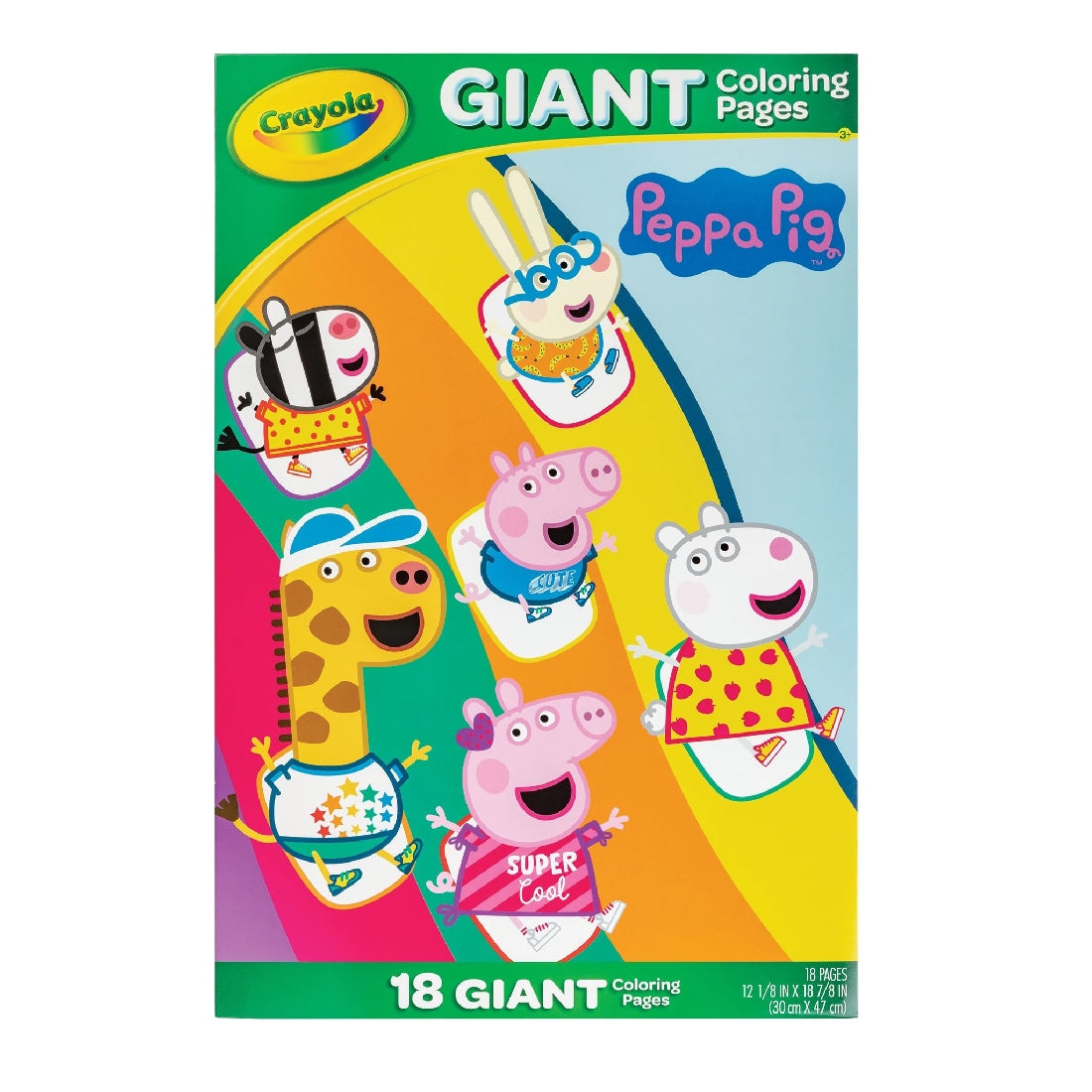 CRAYOLA GIANT COLOURING PAGES - PEPPA PIG
