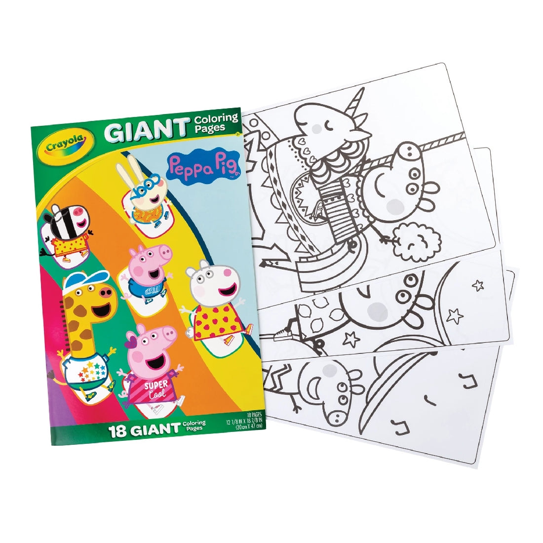 CRAYOLA GIANT COLOURING PAGES - PEPPA PIG