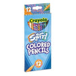 Crayola Colored Pencils, Swirl, Pack Of 12 Colored Pencils