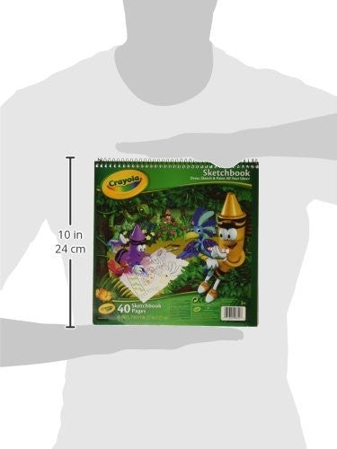Crayola Heavy Weight Sketchbook  9 X 9 in  40 Sheets  White