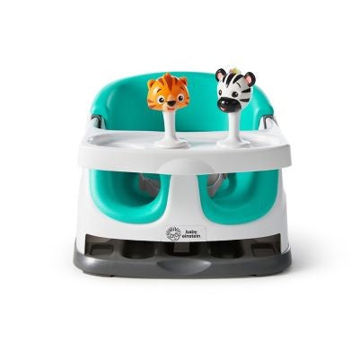 Baby Einstein Dine & Discover Multi-use Booster Feeding & Floor Activity Seat With Self-storing Tray