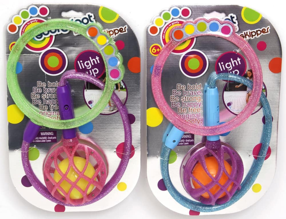 Goofy Foot Glitter Light-up Skipper Asst