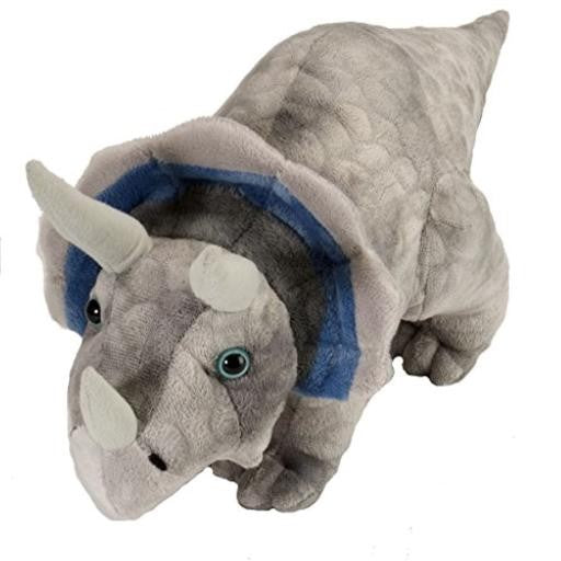 Wild Republic Dinosauria Medium Triceratops Stuffed Animal  15 Inches