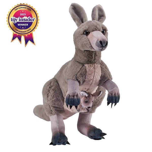 Wild Republic Artist Collection Kangaroo Stuffed Animal  15 Inches