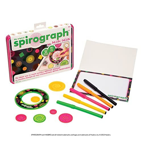 Spirograph Neon Tin