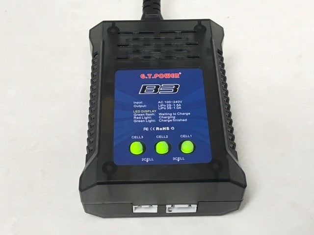 G.T.POWER 240V LIPO CHARGER 2-3S