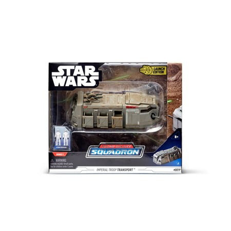 Star Wars Large 6 Vehicle Figure Imperial Troop Transport Wave 1 - Gray