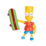 The Simpsons 5 Inch Bart Simpson Action Figure with Skateboard Accessory for Child Ages 4+