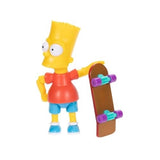The Simpsons 5 Inch Bart Simpson Action Figure with Skateboard Accessory for Child Ages 4+