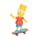 The Simpsons 5 Inch Bart Simpson Action Figure with Skateboard Accessory for Child Ages 4+