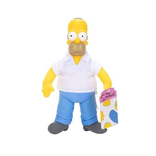 Disney the Simpsons Homer Plush Features Soft Fabric Body with Sculpted Head Officially Licensed by Disney