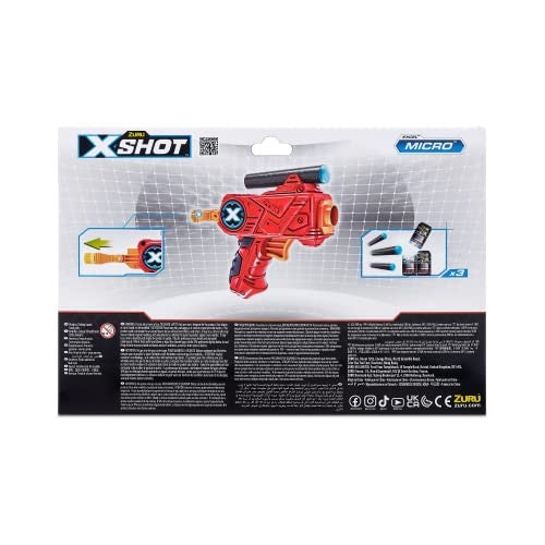 ZURU X-SHOT MICRO TWIN PACK DART BLASTERS