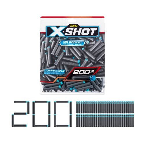 ZURU XSHOT 200pk Elite Dart Refills