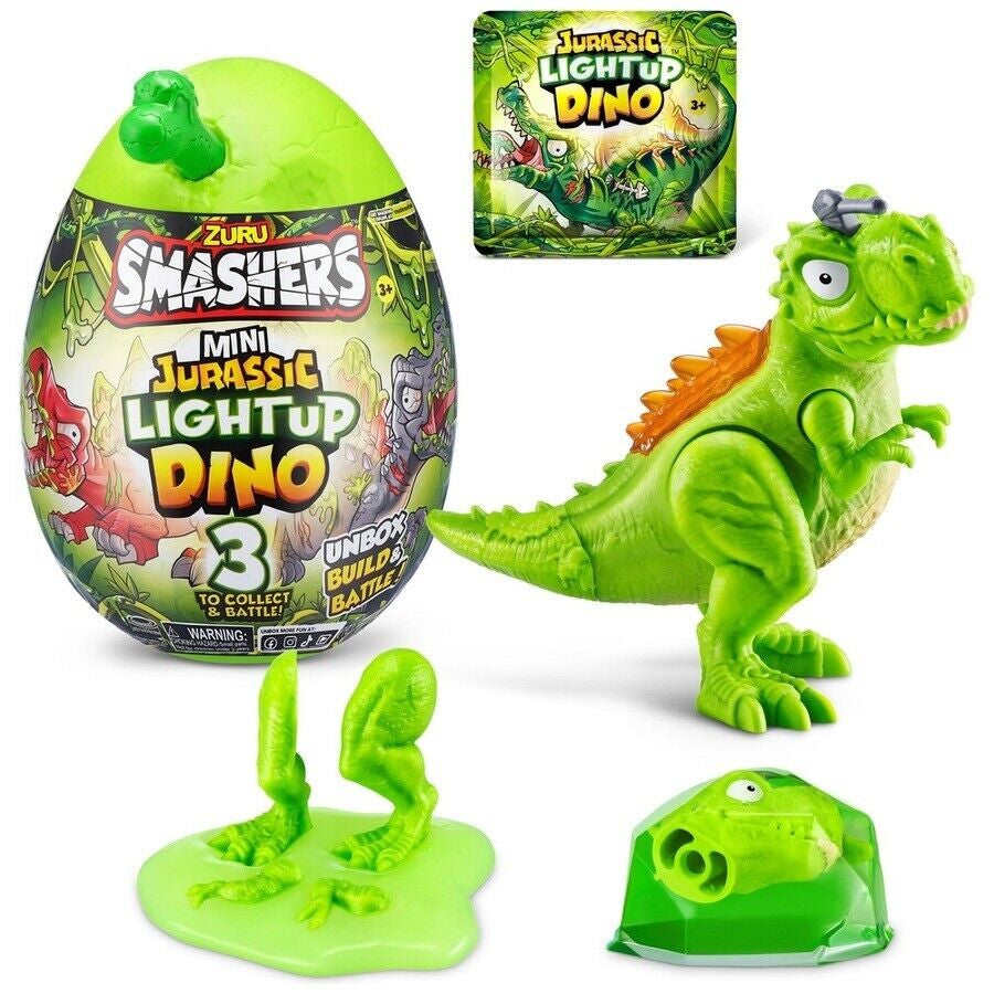 SMASHERS MINI JURASSIC LIGHT-UP EGG