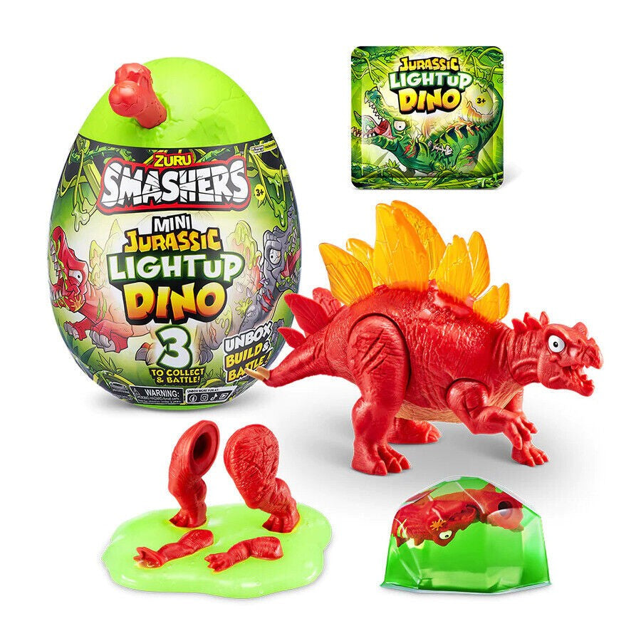 SMASHERS MINI JURASSIC LIGHT-UP EGG