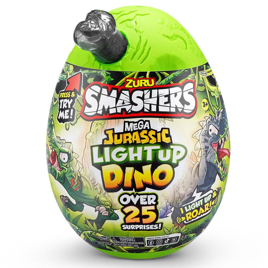 SMASHERS MEGA JURASSIC LIGHT-UP EGG