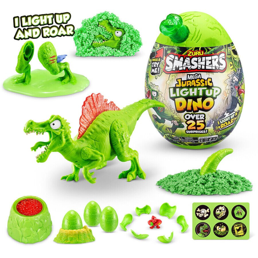 SMASHERS MEGA JURASSIC LIGHT-UP EGG