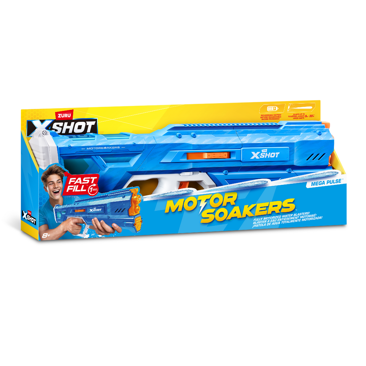 ZURU XSHOT Fast Fill Motor Soakers - Mega Pulse