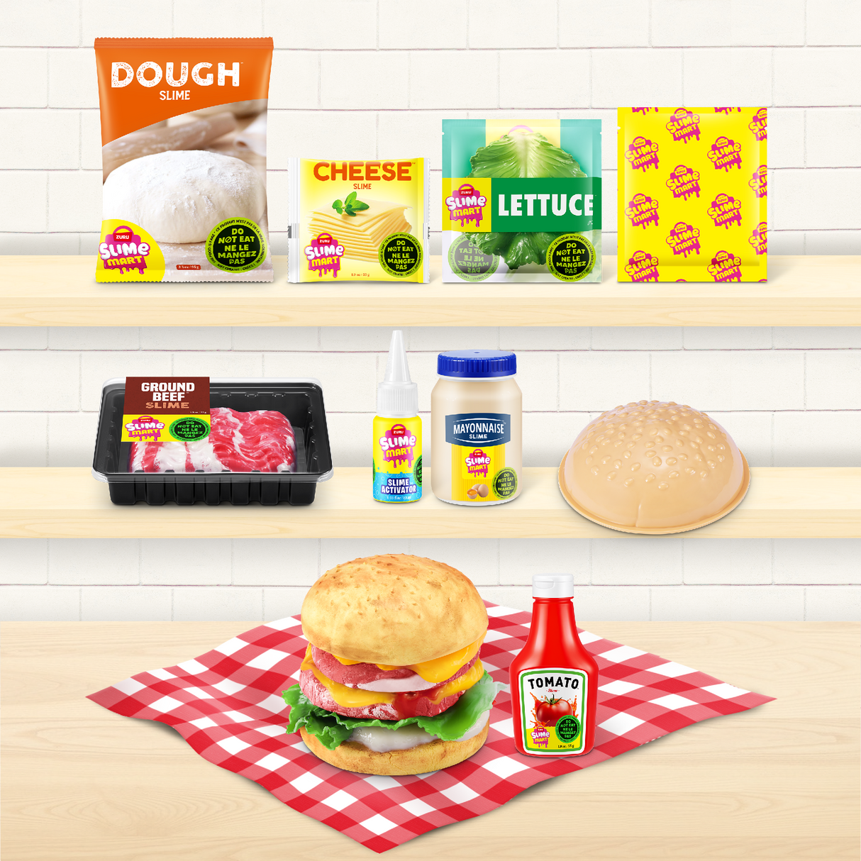ZURU Slime Mart - Shopping Basket Series 1 - Burger