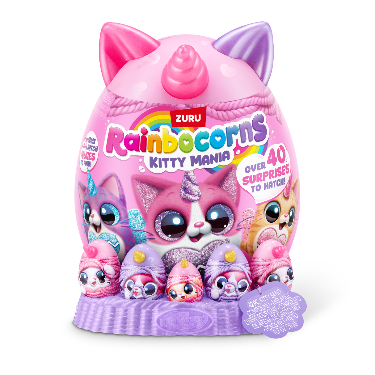 ZURU Rainbocorns Eggzania Kittymania