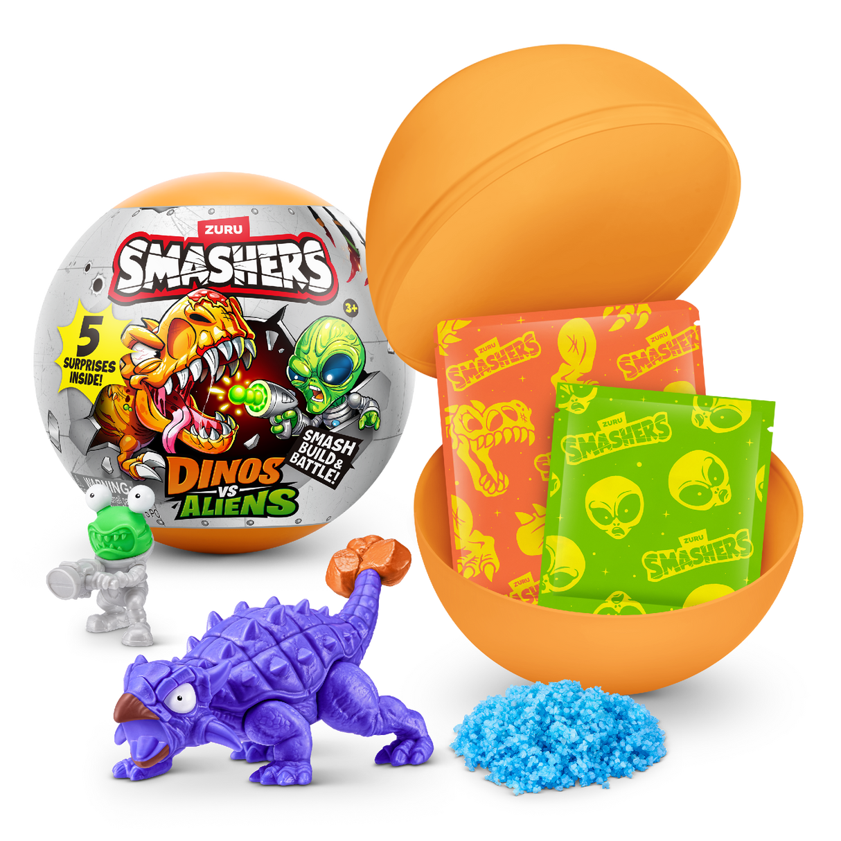 ZURU Smashers Dinos vs Aliens Planet Capsule