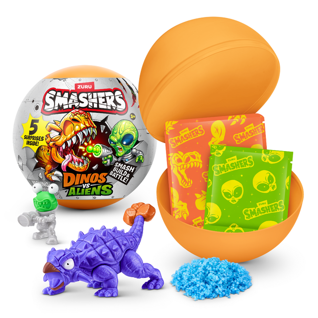 ZURU Smashers Dinos vs Aliens Planet Capsule