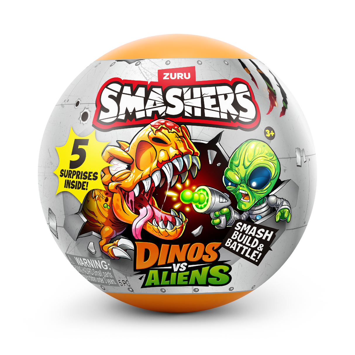 ZURU Smashers Dinos vs Aliens Planet Capsule