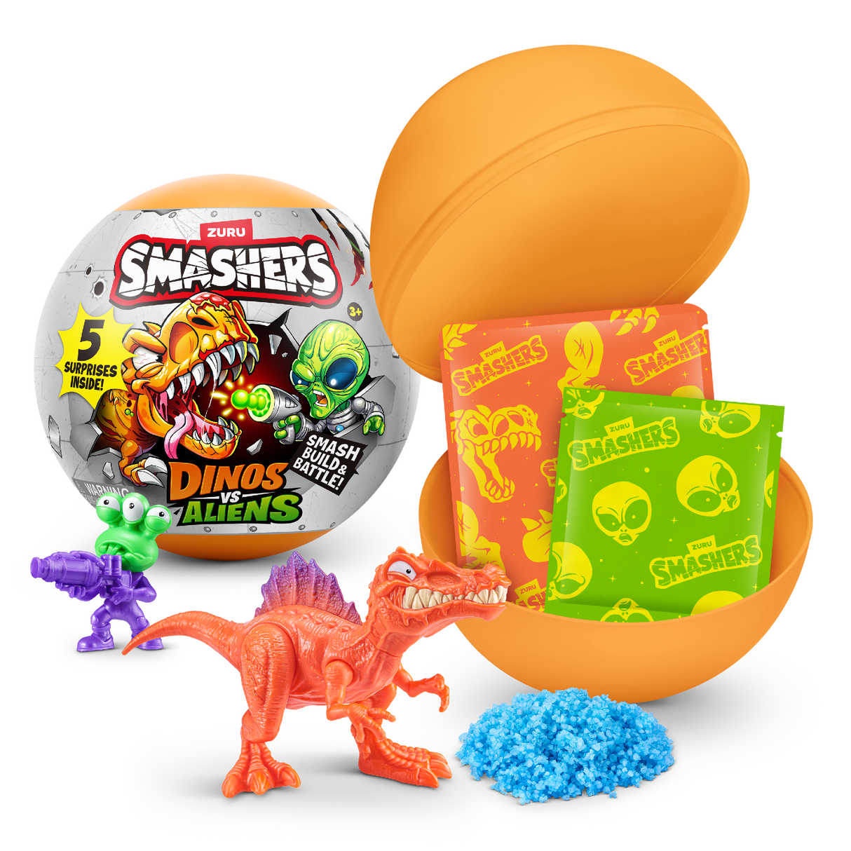 ZURU Smashers Dinos vs Aliens Planet Capsule