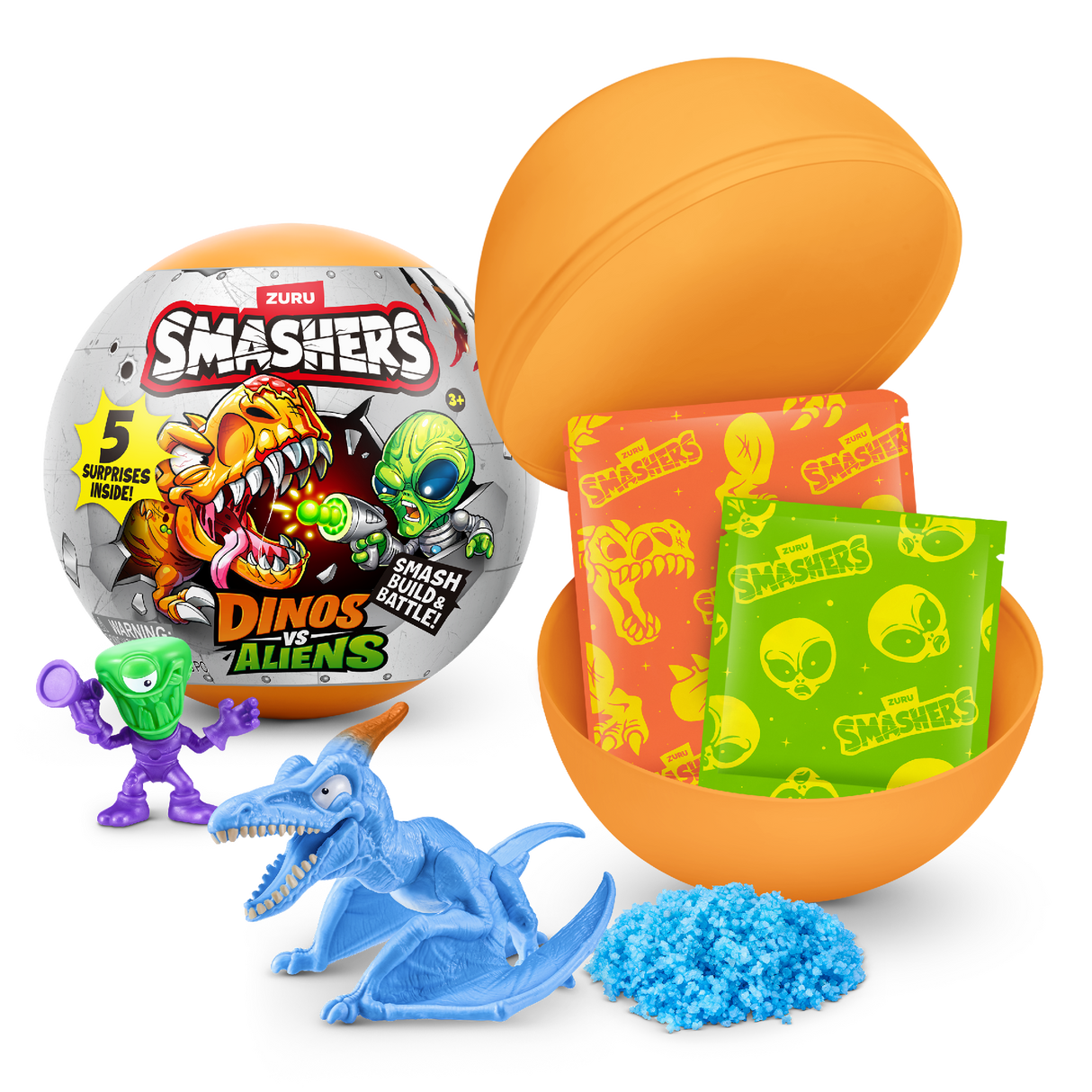 ZURU Smashers Dinos vs Aliens Planet Capsule