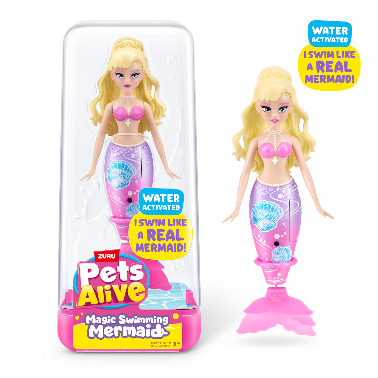 ZURU Pets Alive Swimming Mermaid