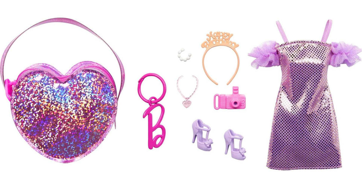 Barbie Birthday Party Premium Fashion Pack - Glitter